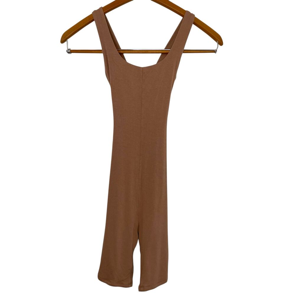 Naked Wardrobe Love U Knot Romper Sz S Mauve Body Sculpting Stretchy Soft Comfy - Picture 2 of 6